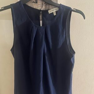 Women’s Medium navy flowy sleeveless top. Worn once excellent condition.